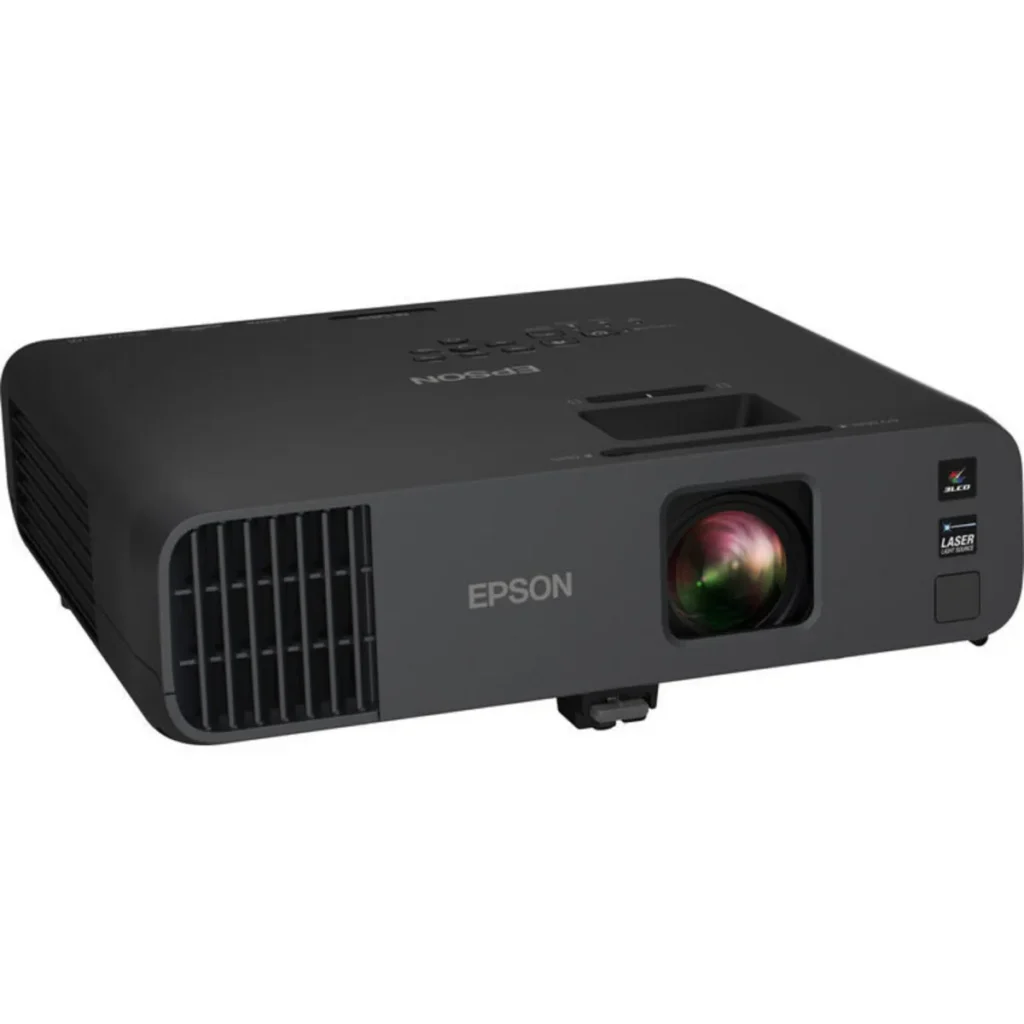 Epson PowerLite L265F laser projector, front three-quarter view