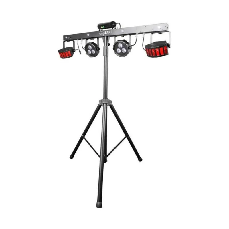Chauvet DJ GigBAR 2 lighting system mounted on a tripod stand