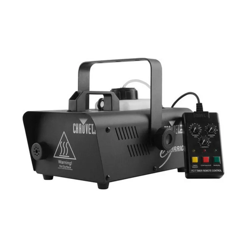 Chauvet DJ Hurricane 1200 fog machine with its wired remote