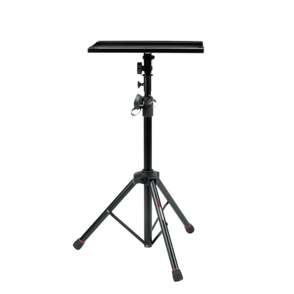 Gator Frameworks GFWLAPTOP1500 laptop and projector tripod stand, front view