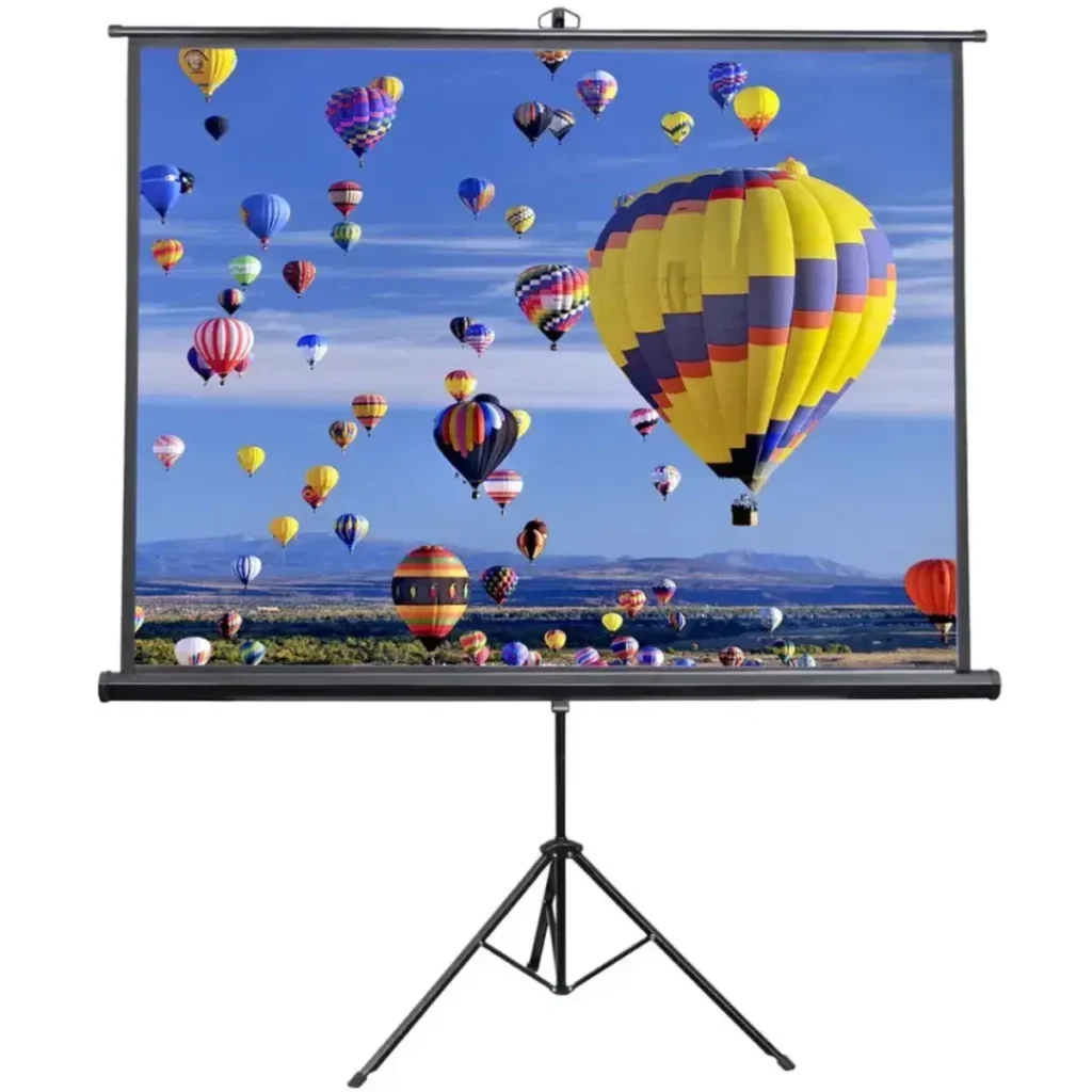 HYZ 120-Inch Projector Screen with Stand